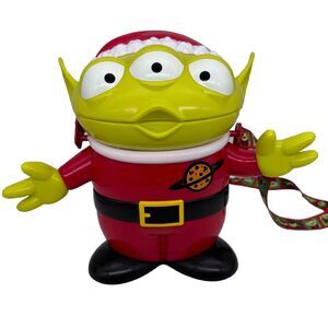Disney Parks Alien Santa Claus Toy Story Popcorn Bucket Souvenir Christmas